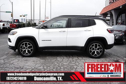 Bright White Clearcoat 2025 Jeep Compass Limited