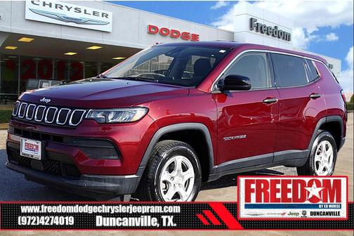 Velvet Red Pearlcoat 2022 Jeep Compass Sport