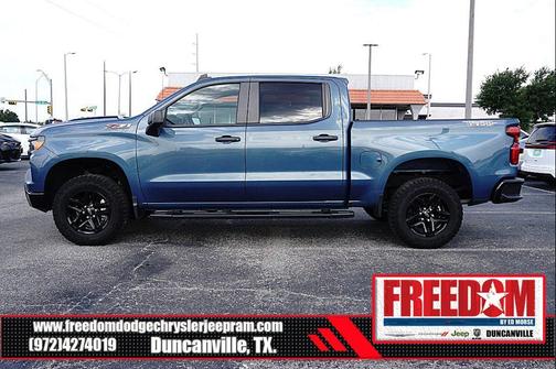 Lakeshore Blue Metallic 2024 Chevrolet Silverado 1500 Custom Trail Boss