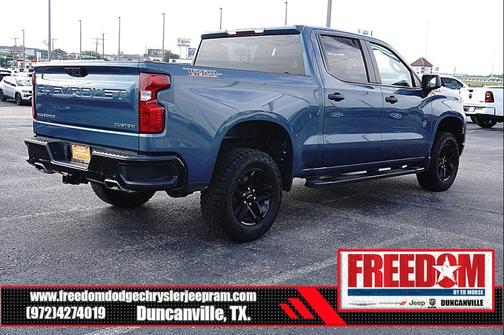 Lakeshore Blue Metallic 2024 Chevrolet Silverado 1500 Custom Trail Boss