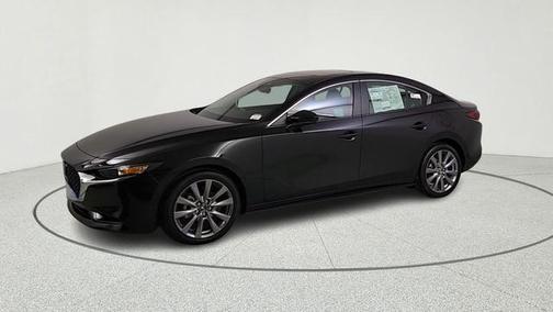 Jet Black Mica 2026 Mazda Mazda3 FWD w/Preferred Package