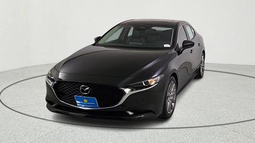 Jet Black Mica 2026 Mazda Mazda3 FWD w/Preferred Package