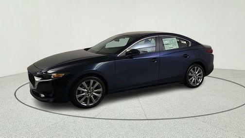 Deep Crystal Blue Mica 2026 Mazda Mazda3 FWD w/Preferred Package