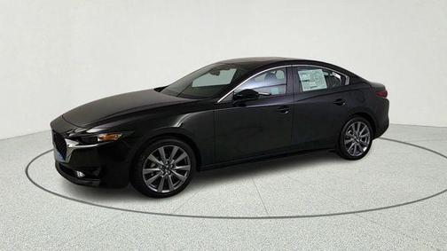 Jet Black Mica 2026 Mazda Mazda3 FWD w/Preferred Package