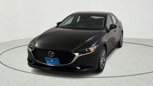 Jet Black Mica 2026 Mazda Mazda3 FWD w/Preferred Package