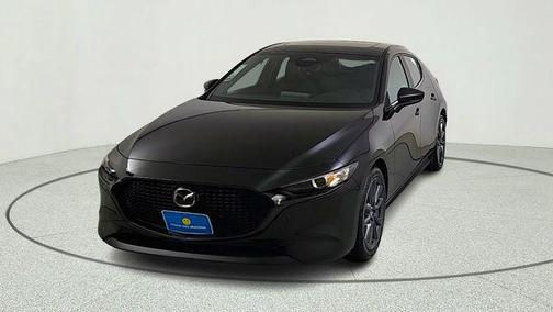 Jet Black Mica 2026 Mazda Mazda3 FWD w/Preferred Package