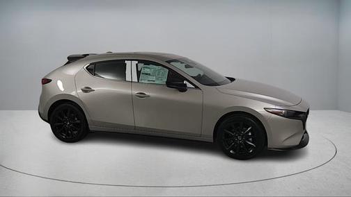 Platinum Quartz Metallic 2025 Mazda Mazda3 AWD w/Premium Package