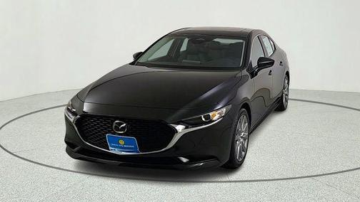 Jet Black Mica 2026 Mazda Mazda3 FWD w/Preferred Package