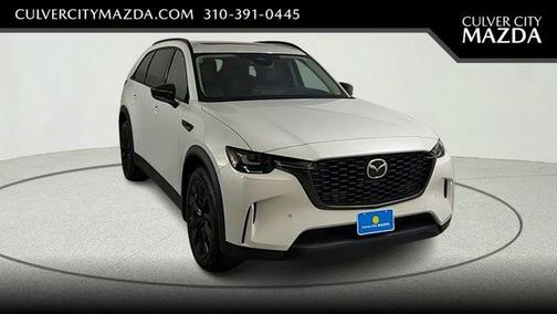 Rhodium White Premium 2026 Mazda CX-90 PHEV Premium Sport