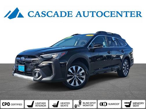 Crystal Black Silica 2025 Subaru Outback Limited XT
