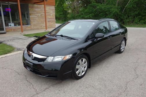 Crystal Black 2009 Honda Civic LX