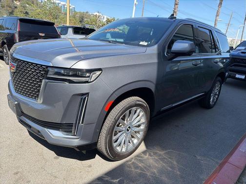 Satin Steel Metallic 2021 Cadillac Escalade Premium Luxury