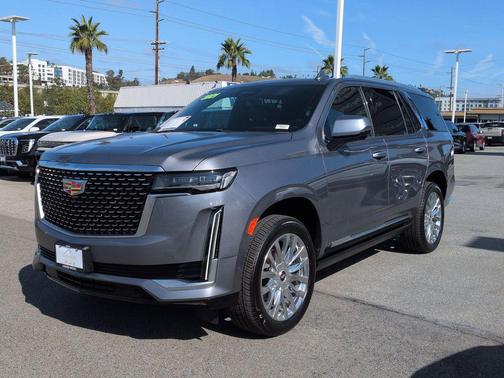 Satin Steel Metallic 2021 Cadillac Escalade Premium Luxury