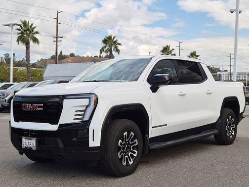 Summit White 2026 GMC Sierra EV Elevation