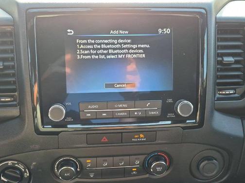 Glacier White 2023 Nissan Frontier SV