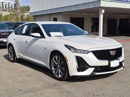 Crystal White Tricoat 2024 Cadillac CT5 Sport