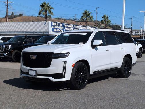 Crystal White Tricoat 2023 Cadillac Escalade Sport