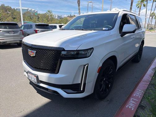 Crystal White Tricoat 2023 Cadillac Escalade Sport