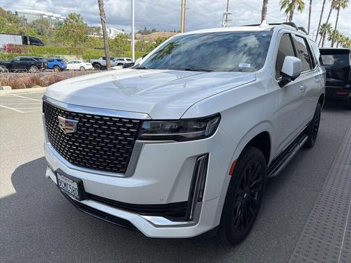 Crystal White Tricoat 2023 Cadillac Escalade Premium Luxury