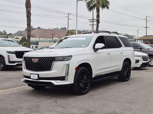 Crystal White Tricoat 2023 Cadillac Escalade Premium Luxury