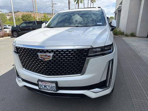 Crystal White Tricoat 2023 Cadillac Escalade Premium Luxury