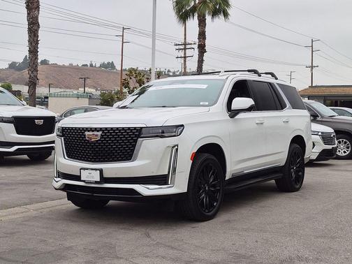 Crystal White Tricoat 2023 Cadillac Escalade Premium Luxury