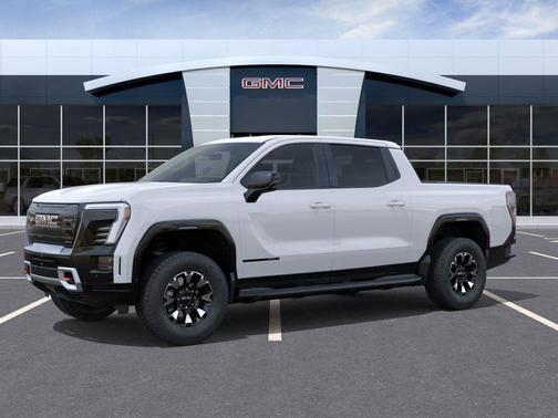 Summit White 2026 GMC Sierra EV AT4
