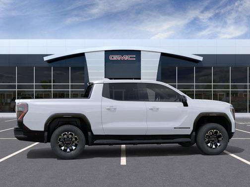 Summit White 2026 GMC Sierra EV AT4