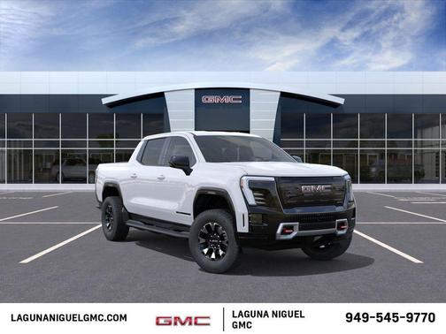 Summit White 2026 GMC Sierra EV AT4