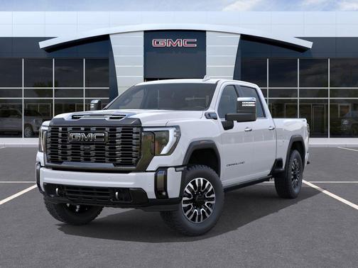 Glacier White Tricoat 2026 GMC Sierra 2500 Denali Ultimate