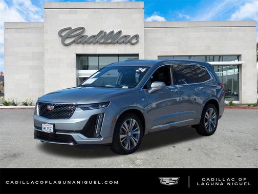 Argent Silver Metallic 2024 Cadillac XT6 Premium Luxury FWD