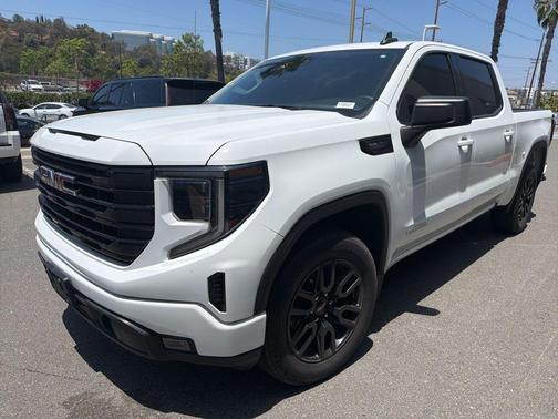 Summit White 2023 GMC Sierra 1500 Elevation