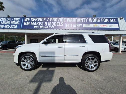 Crystal White Tricoat 2018 Cadillac Escalade Premium Luxury