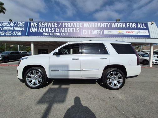 Crystal White Tricoat 2018 Cadillac Escalade Premium Luxury
