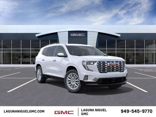 Glacier White Tricoat 2026 GMC Acadia Denali