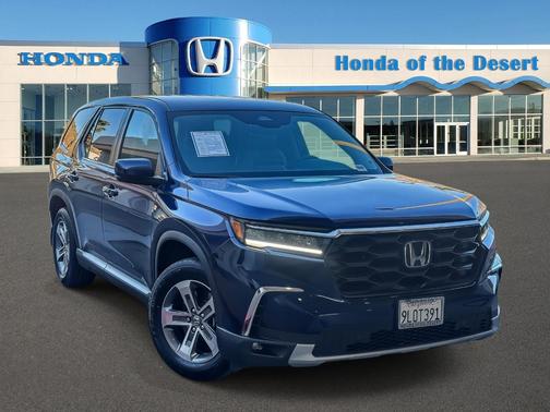 Obsidian Blue Pearl 2024 Honda Pilot EX-L 7-Passenger