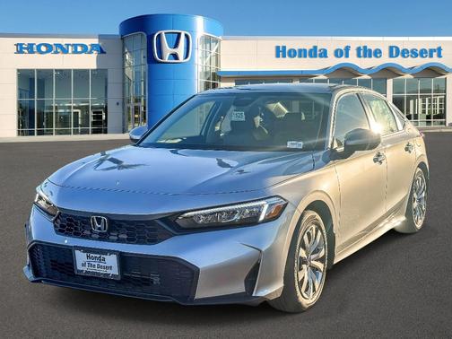 Solar Silver Metallic 2026 Honda Civic LX