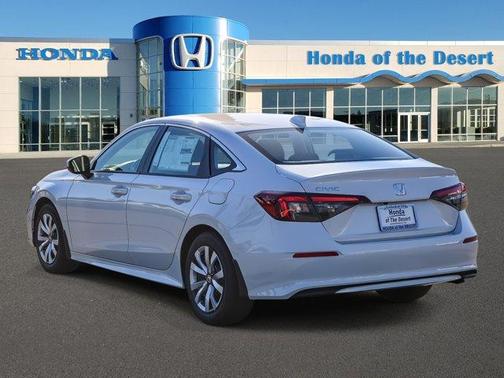 Platinum White Pearl 2026 Honda Civic LX