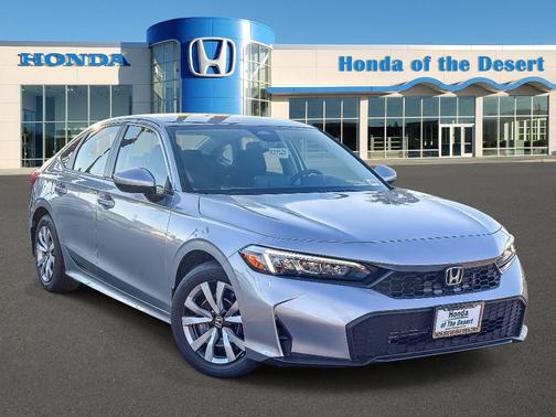 Solar Silver Metallic 2026 Honda Civic LX