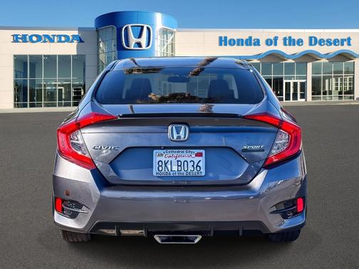 Lunar Silver Metallic 2019 Honda Civic Sport