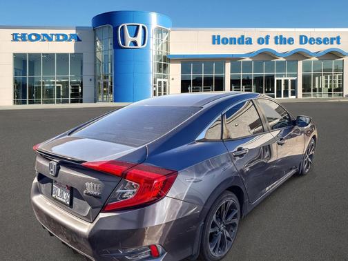 Lunar Silver Metallic 2019 Honda Civic Sport