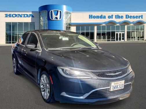 Phantom Black Tri Coat Pearl 2016 Chrysler 200 Limited