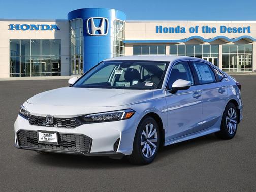Platinum White Pearl 2026 Honda Civic LX