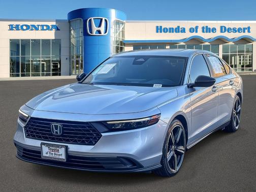 Solar Silver Metallic 2024 Honda Accord Hybrid Sport