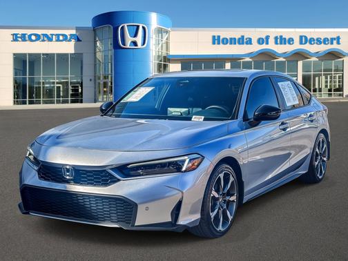 Solar Silver Metallic 2025 Honda Civic Hybrid