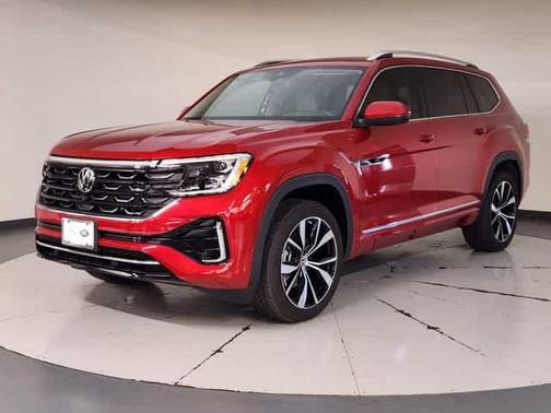 Aurora Red Metallic 2025 Volkswagen Atlas 2.0T SEL Premium R-Line