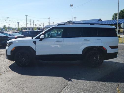 Serenity White 2026 Hyundai SANTA FE HEV Calligraphy