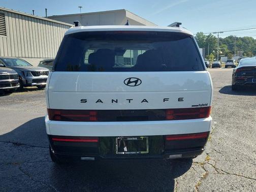 Serenity White 2026 Hyundai SANTA FE HEV Calligraphy