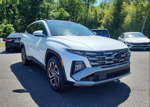 Creamy White Pearl 2026 Hyundai TUCSON Hybrid Limited