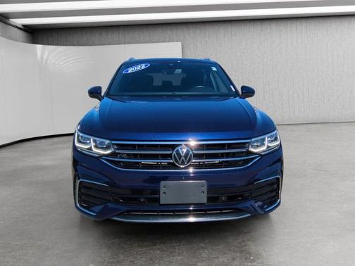 Atlantic Blue Metallic 2022 Volkswagen Tiguan 2.0T SEL R-Line 4MOTION